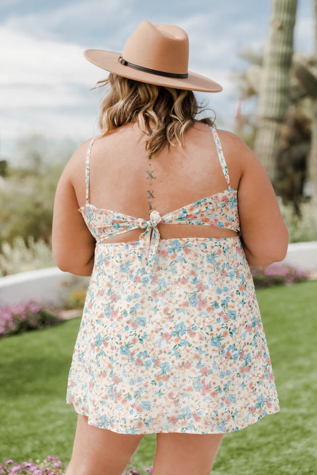 Marigold Mornings Floral Multi Mini Dress FINAL SALE