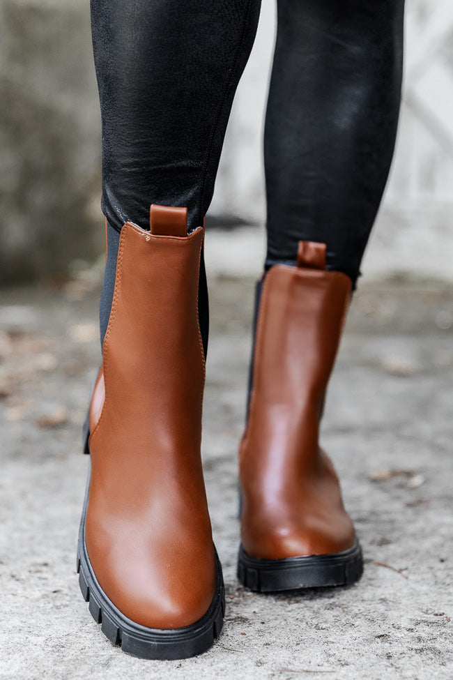 Tara Dark Rust Ankle Bootie