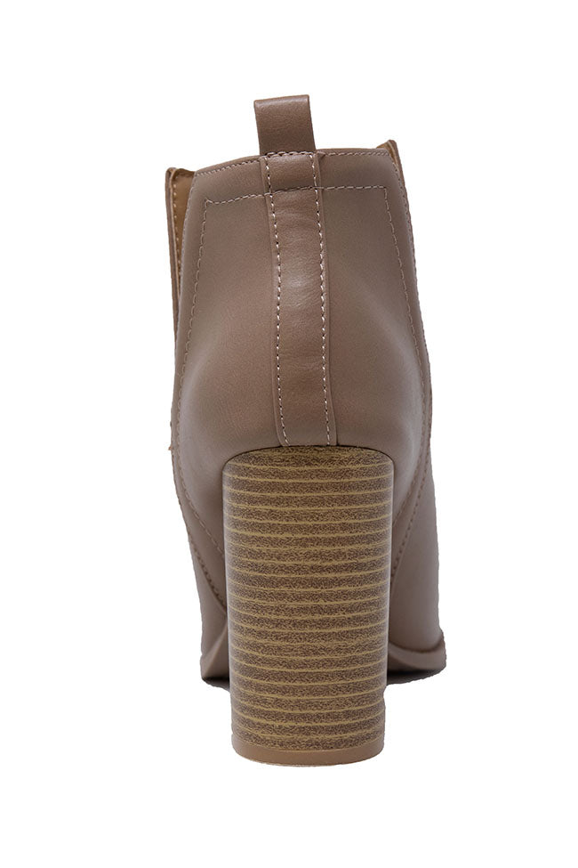 Beth Taupe Booties