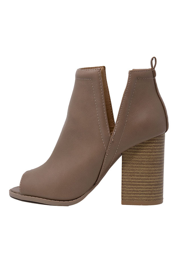 Beth Taupe Booties