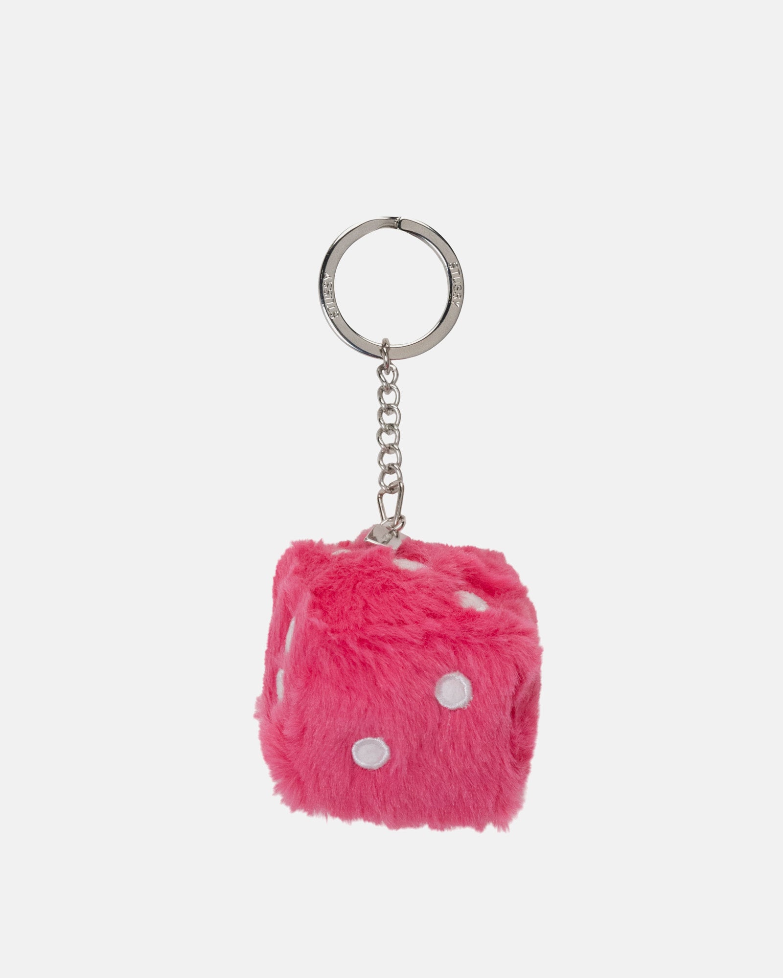 FUZZY DICE KEYCHAIN
