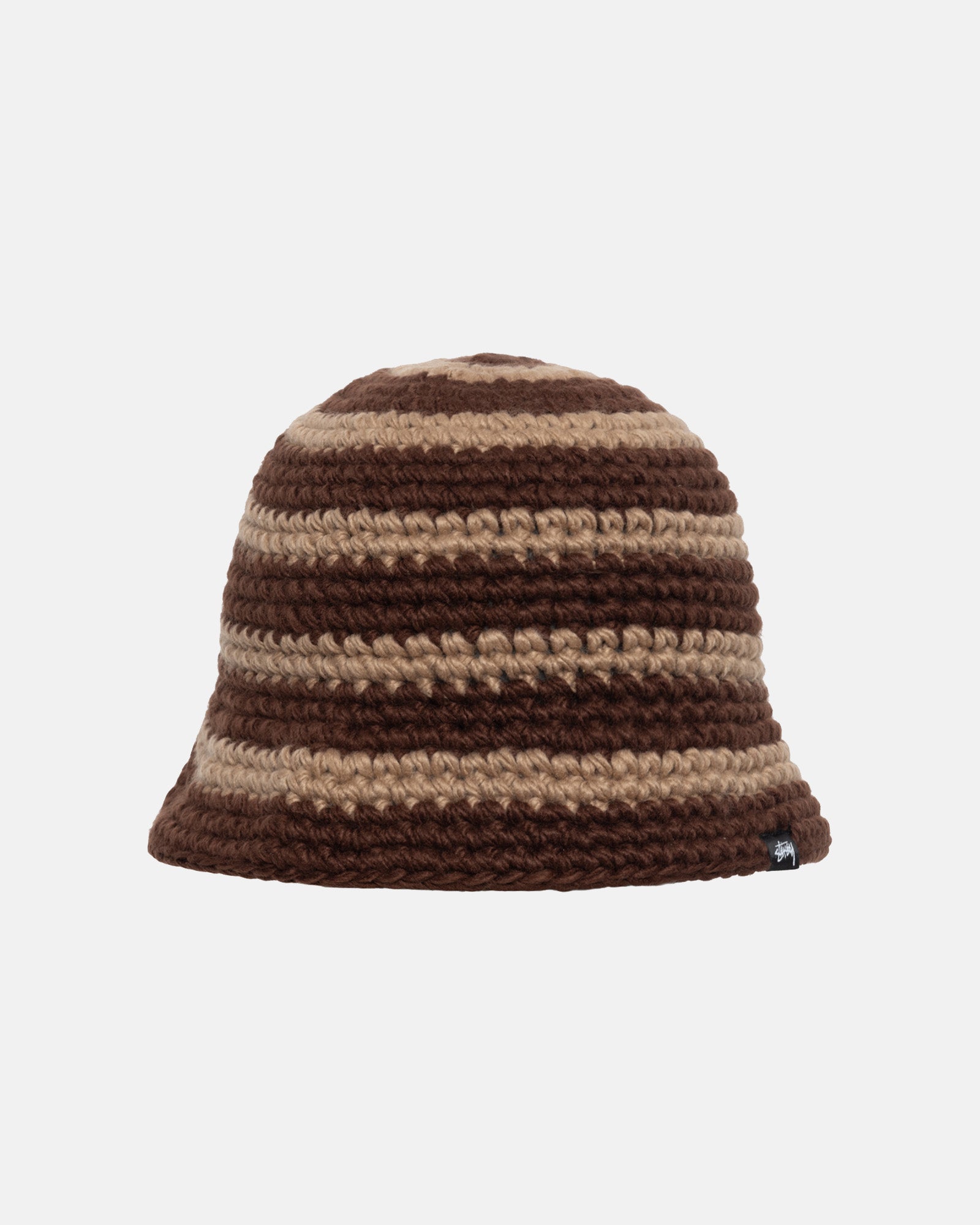 SWIRL KNIT BUCKET HAT