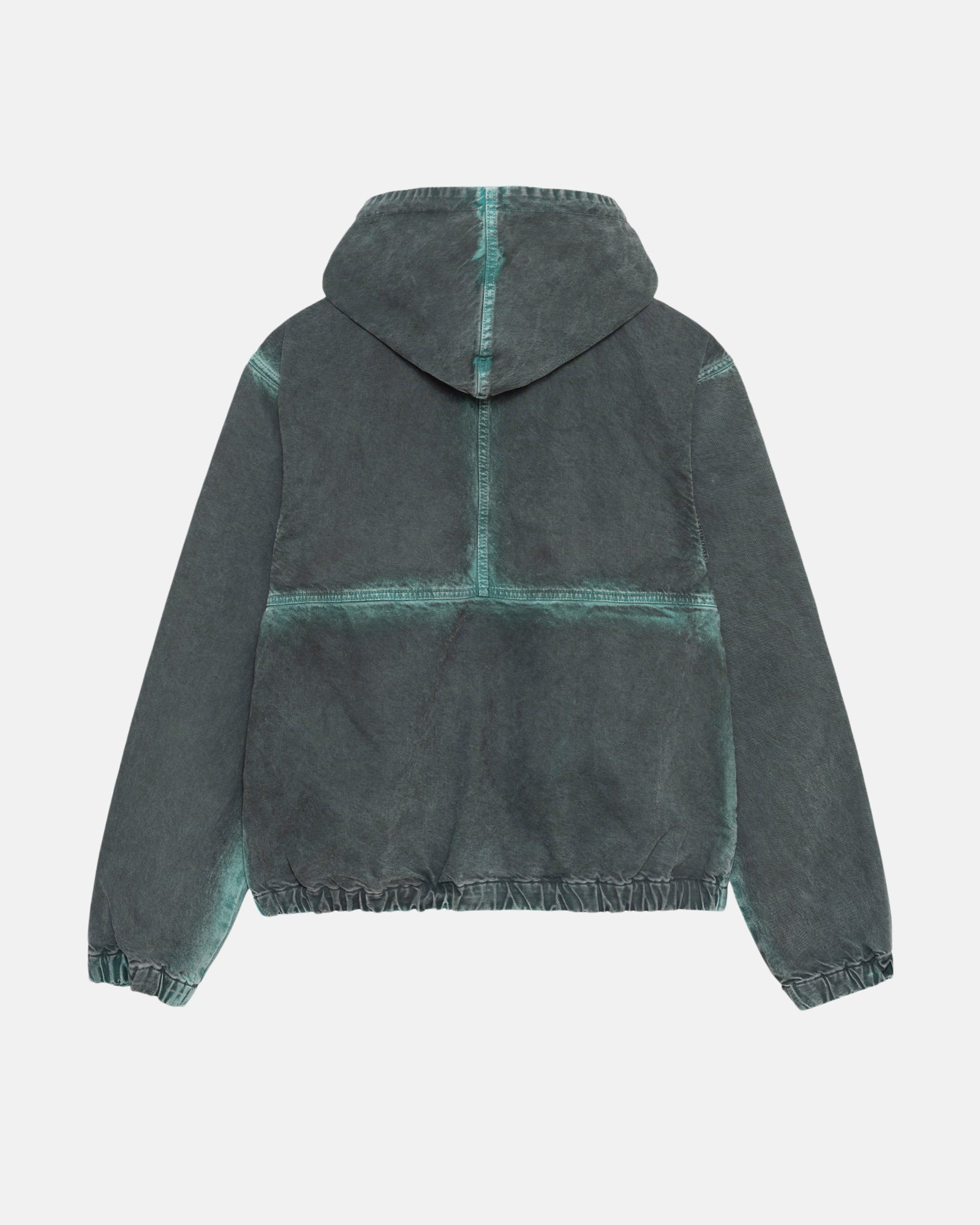 SPRAY DYE HOODED WORK JACKET