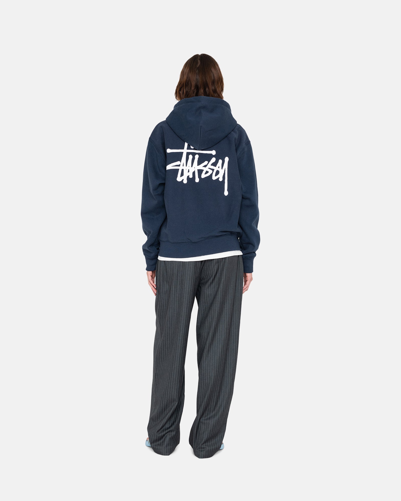 BASIC STüSSY ZIP HOODIE
