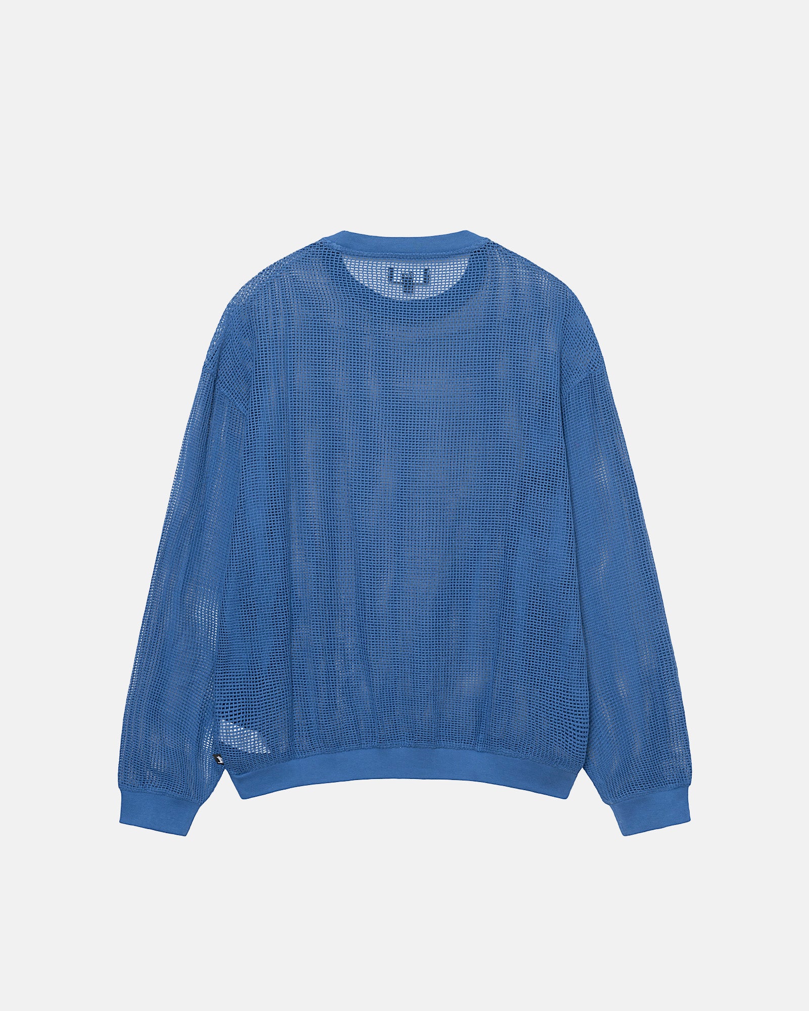 COTTON MESH LS CREW