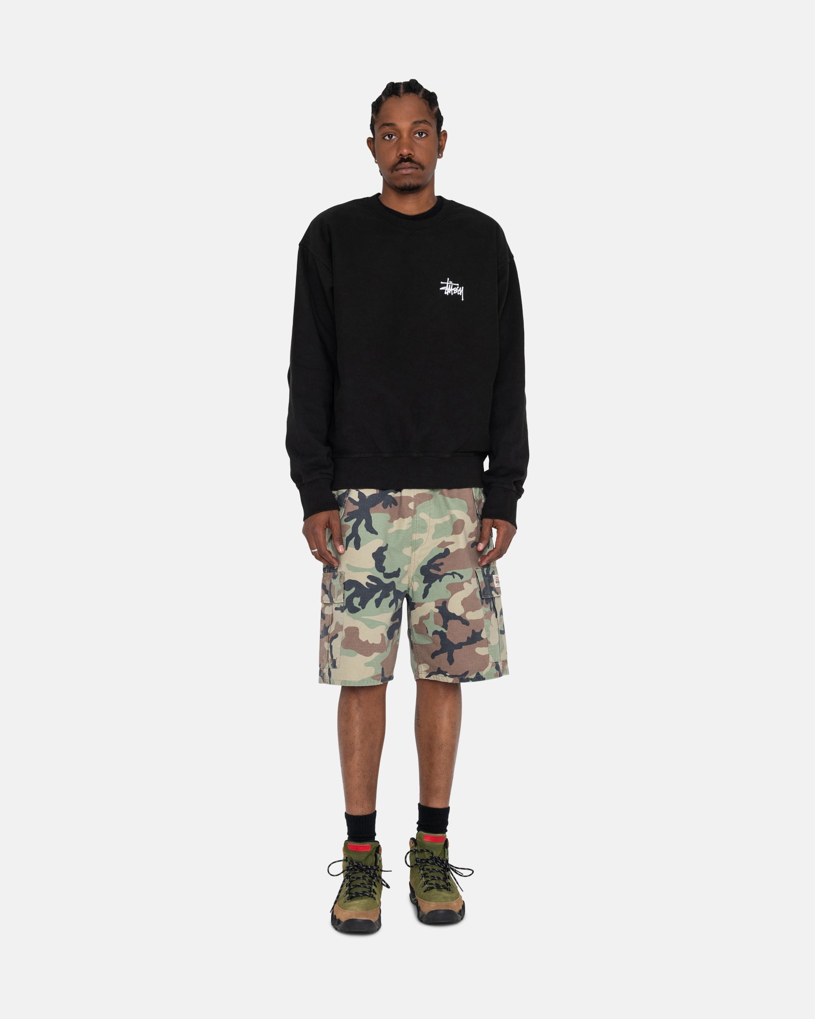 BASIC STüSSY PIGMENT DYED CREW