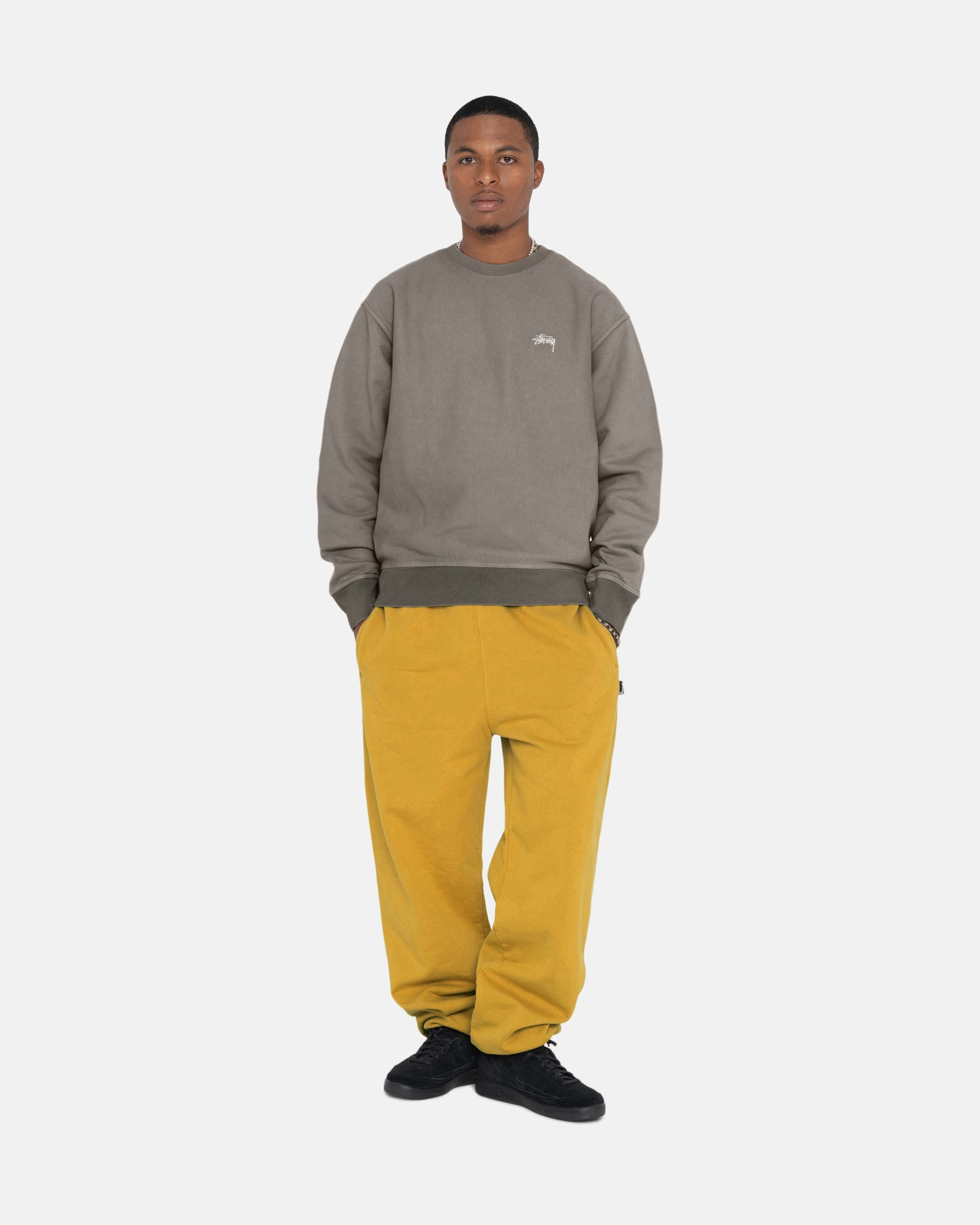 PIGMENT DYED FLEECE PANT