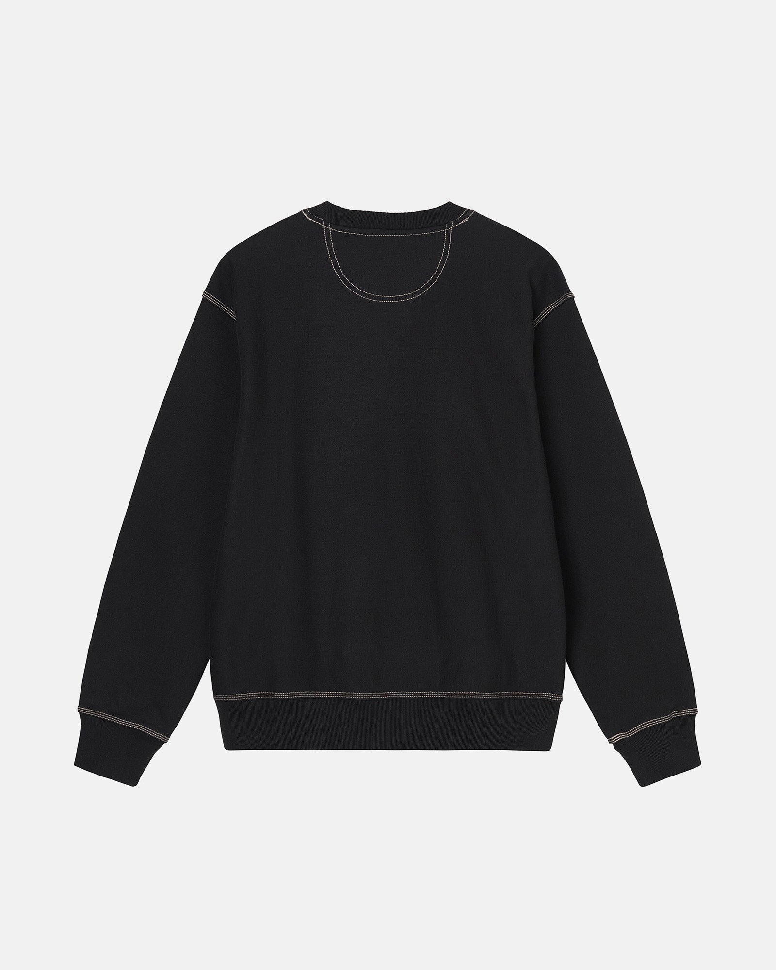 CONTRAST STITCH LABEL CREW