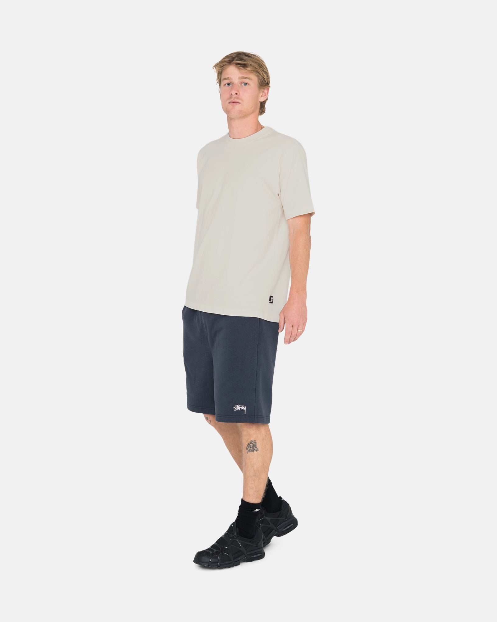 OVERDYED STOCK LOGO SWEAT SHORT