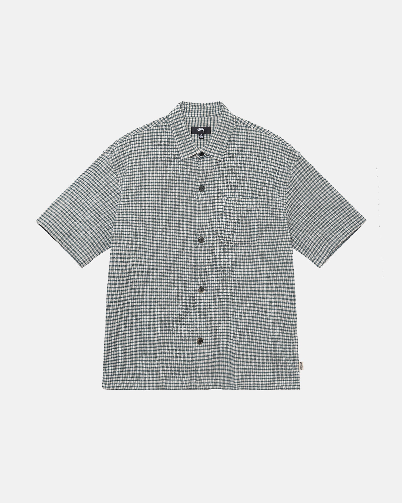 WRINKLY GINGHAM SS SHIRT