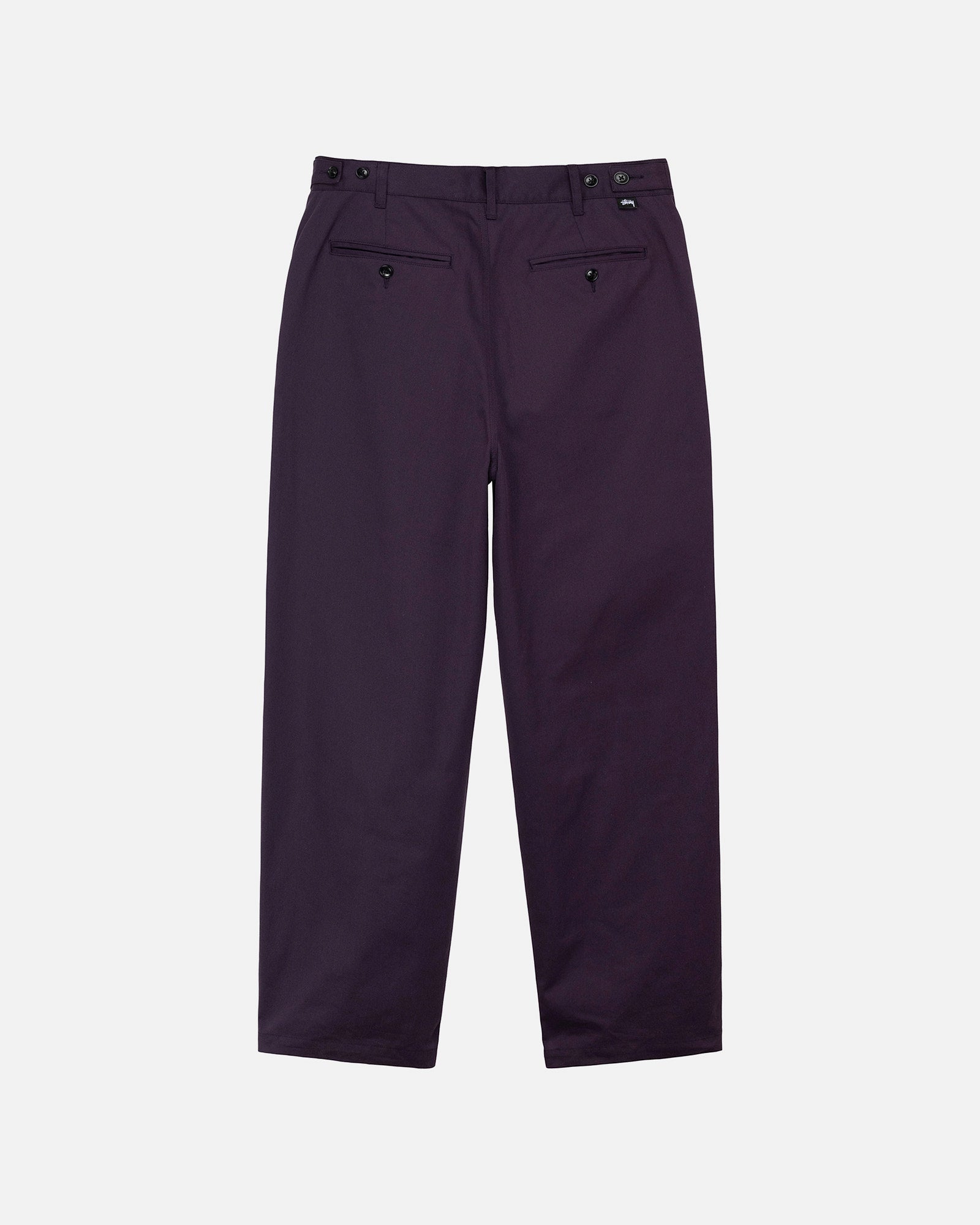 TWILL VOLUME PLEATED TROUSER