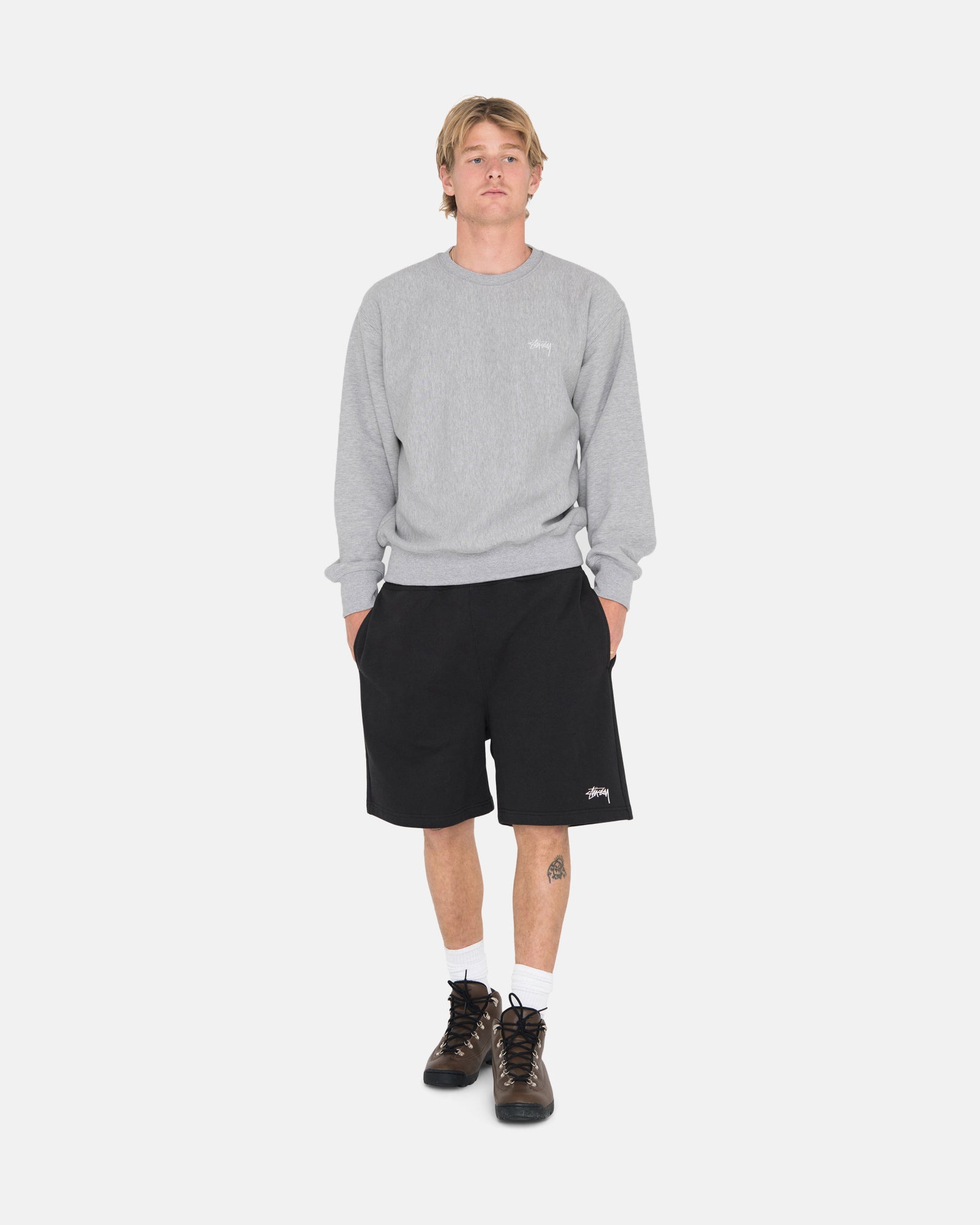 OVERDYED STOCK LOGO SWEAT SHORT