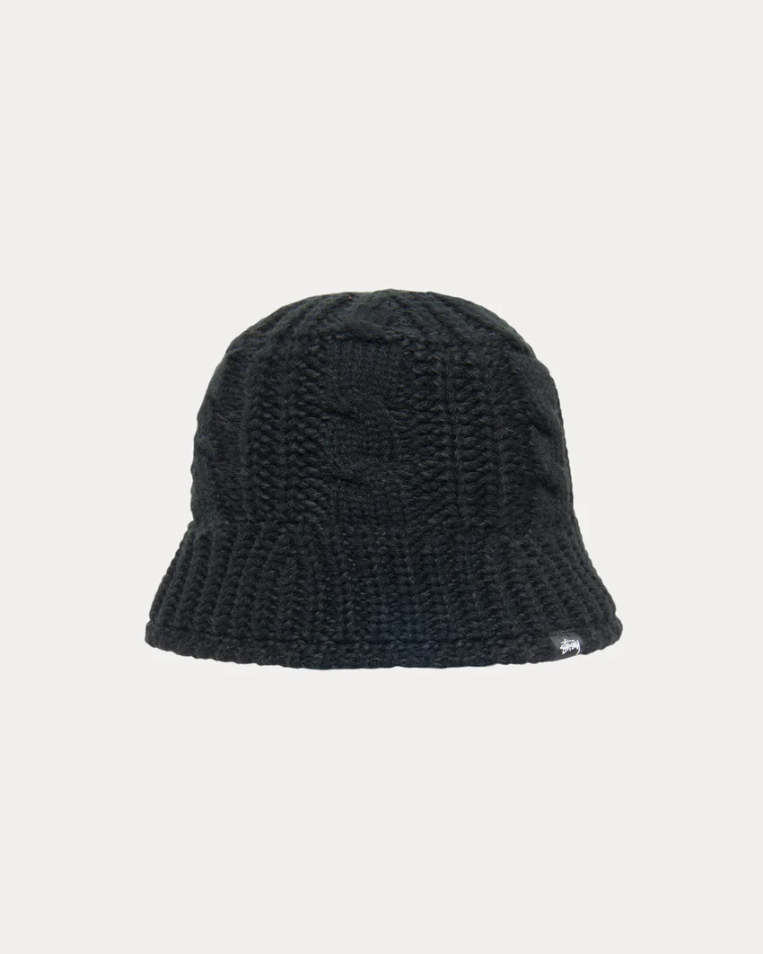 BUCKET HAT CABLE KNIT