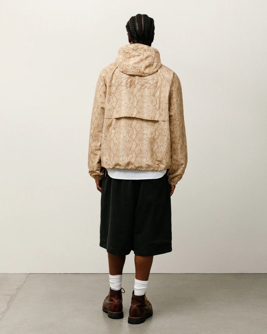 BEACH SHELL SNAKE PRINT NYLON