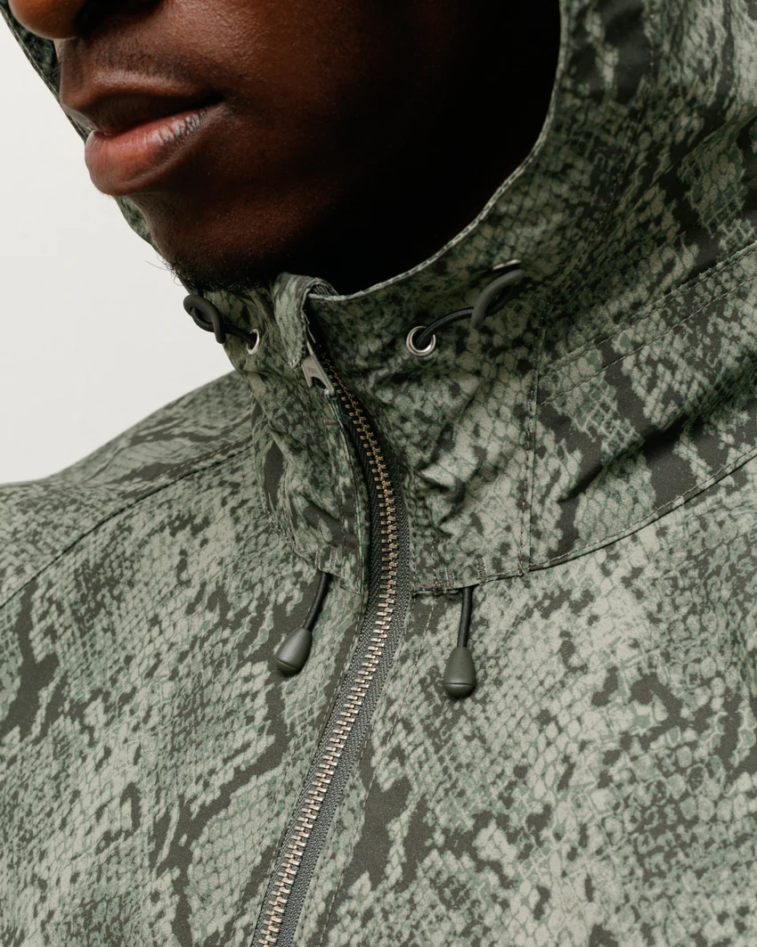 BEACH SHELL SNAKE PRINT NYLON