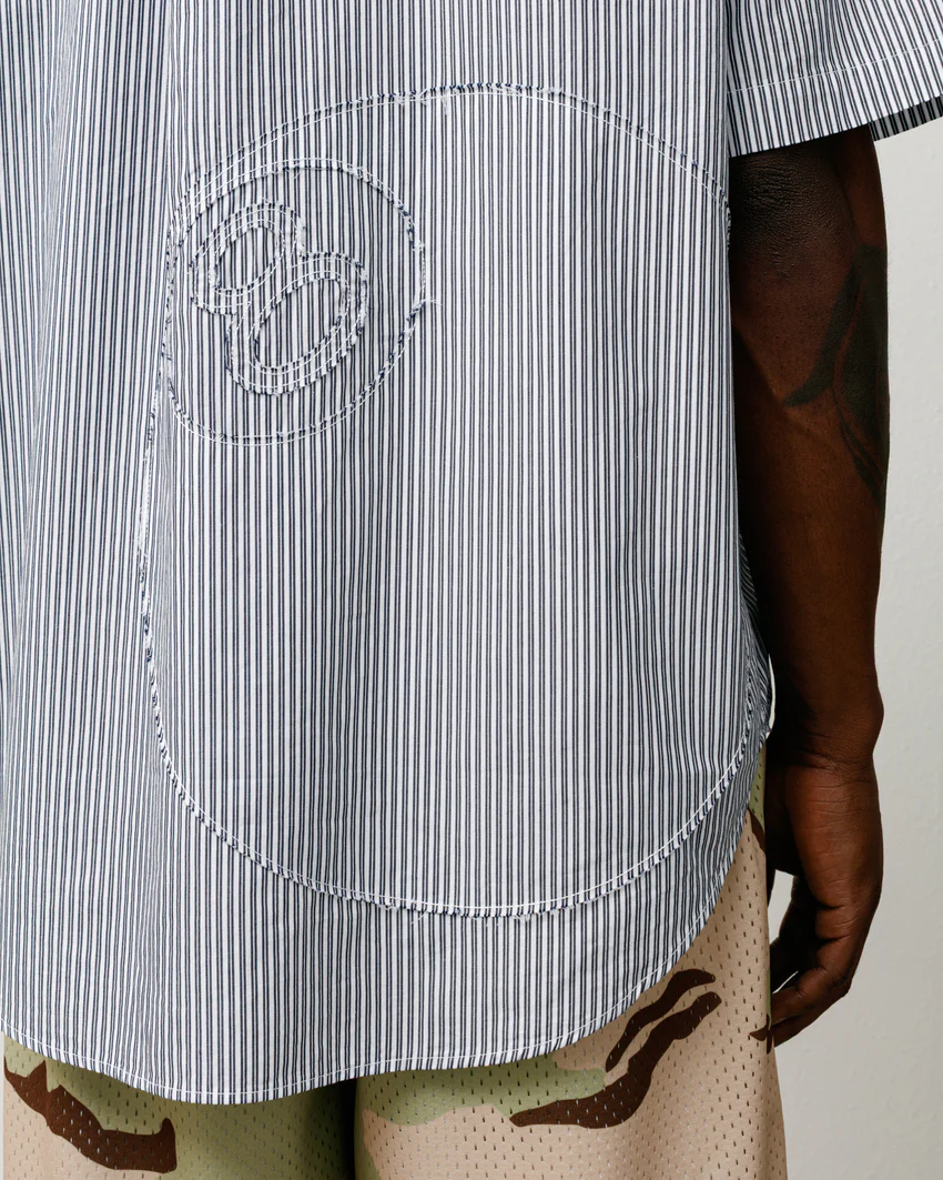 BOXY SS SHIRT 8 BALL STRIPE