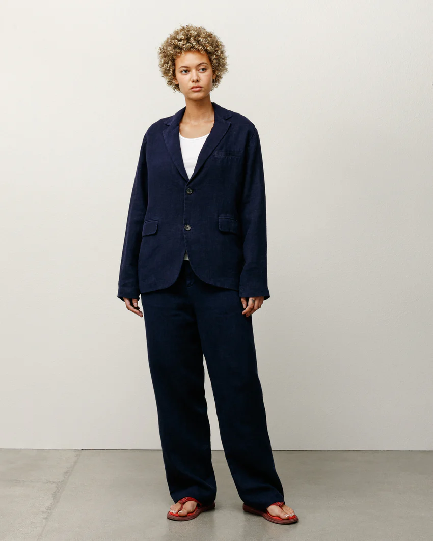 RELAXED TROUSER TEXTURED LINEN