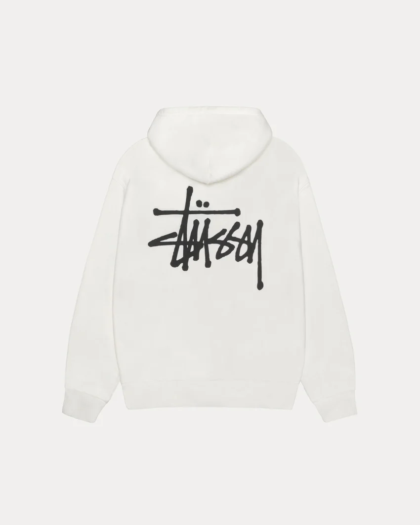 BASIC STÜSSY ZIP HOODIE PIGMENT DYED
