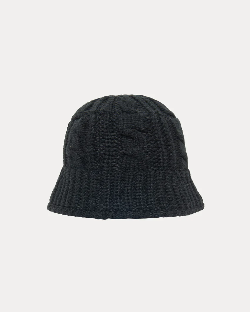 BUCKET HAT CABLE KNIT