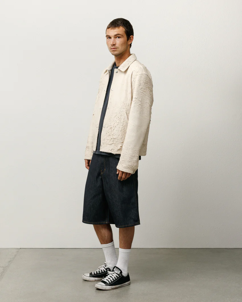 RAW DENIM WORK SHORT