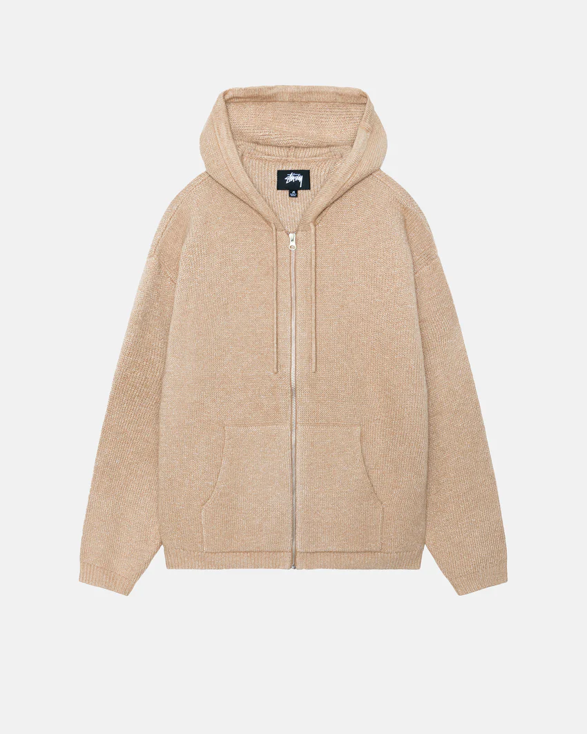 HOODED ZIP SWEATER
