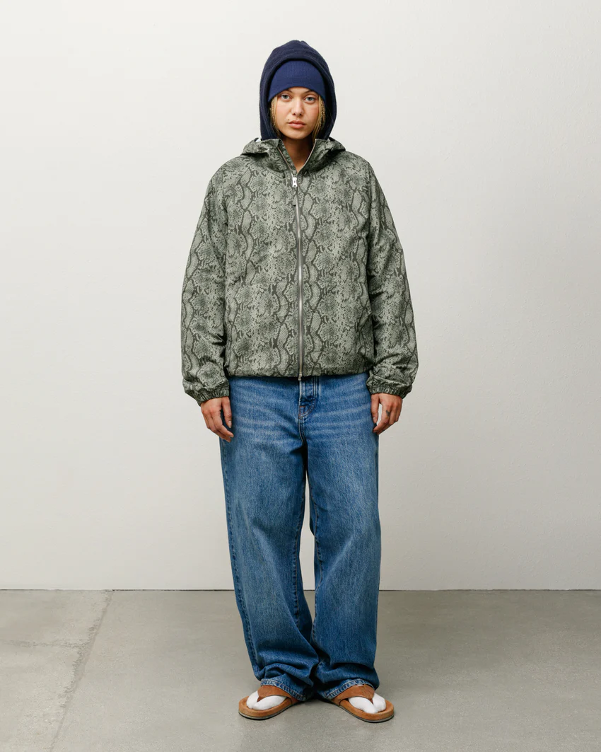 BEACH SHELL SNAKE PRINT NYLON