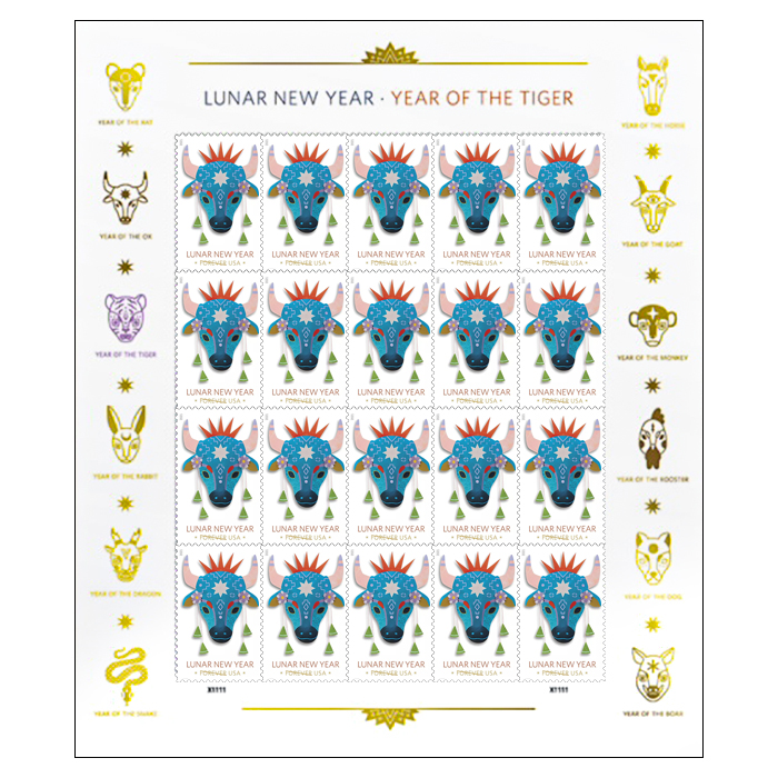 Lunar New Year: Year of the Ox Framed Forever Stamps