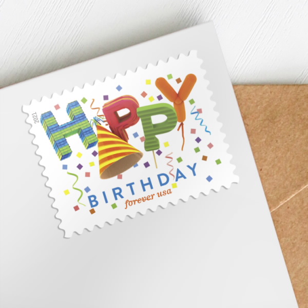 Happy Birthday Forever Stamps