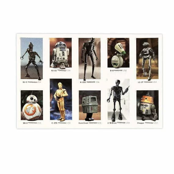 Star Wars Droids Stamps