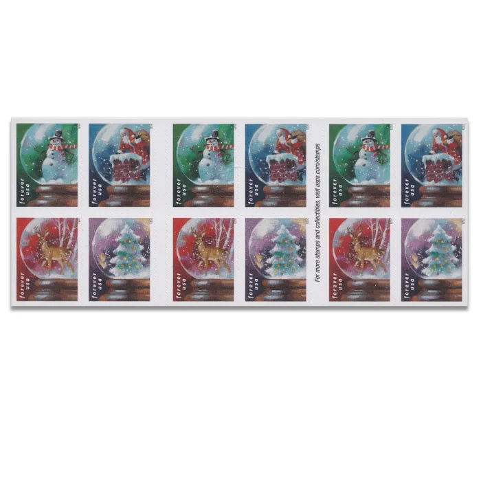 Snow Globes Stamps