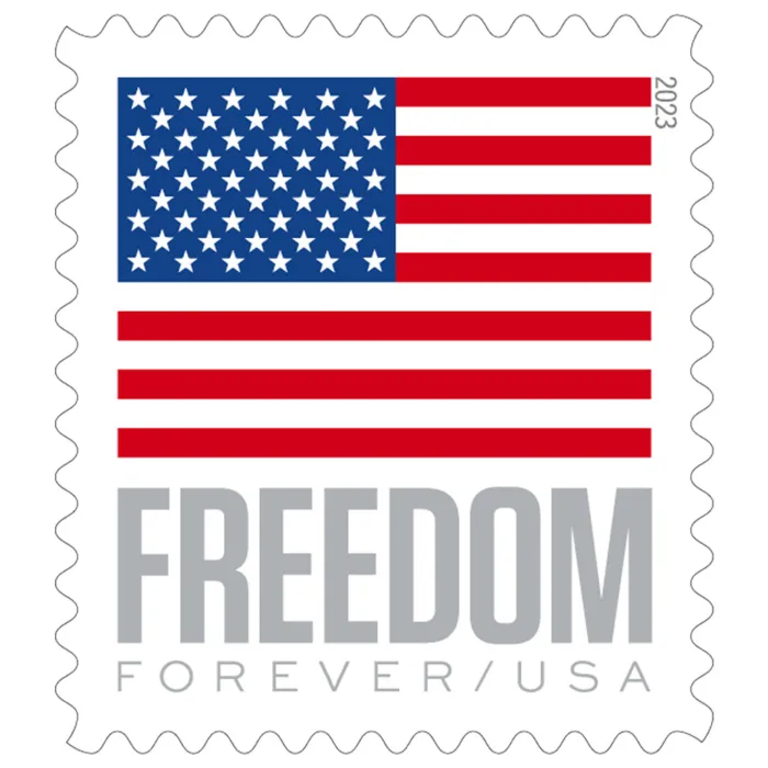 Big Sales! 5 U.S.  Flag Stamps,5 Rolls/500 Pcs
