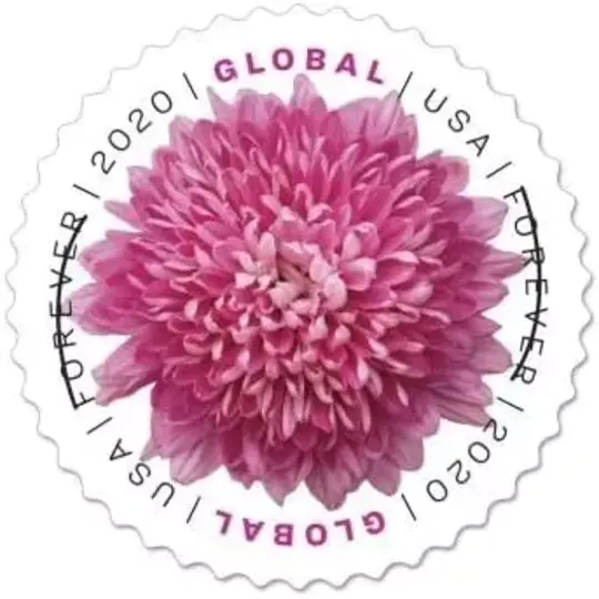 Global Chrysanthemum Stamps(International $1.45)