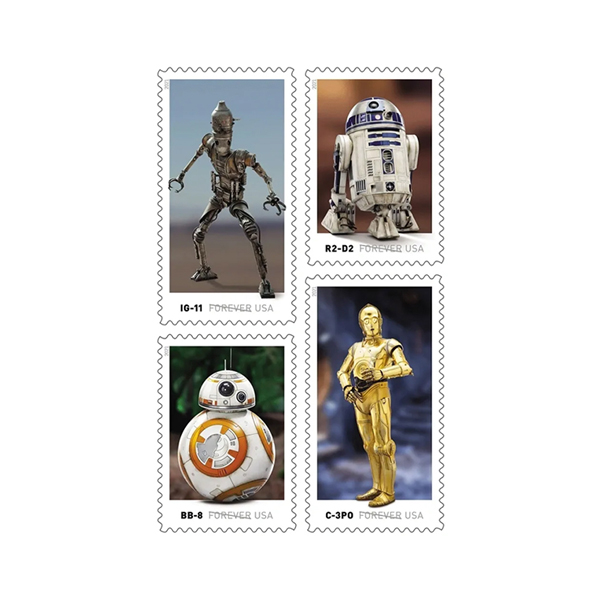 Star Wars Droids Stamps