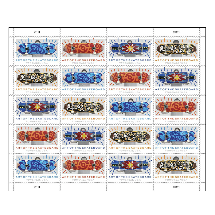 Art of the Skateboard Forever Stamp