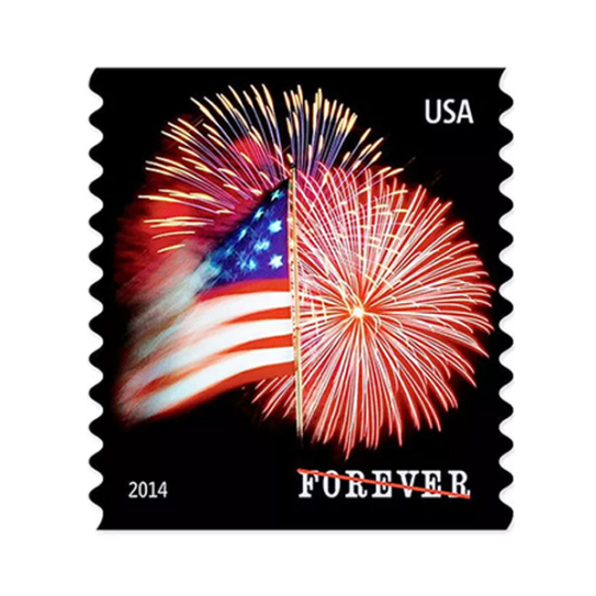 FIVE 2018 Love Stamps - US Postage Stamps -For Mailings, Weddings