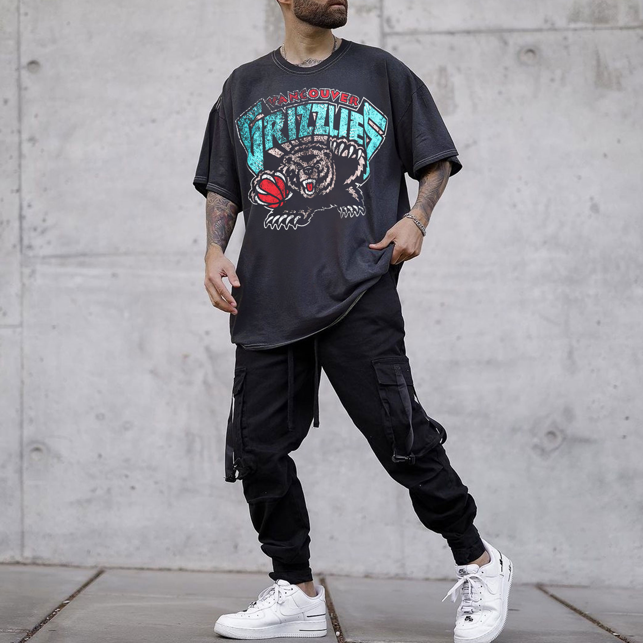 Vancouver Grizzlies NBA Mens T-shirt