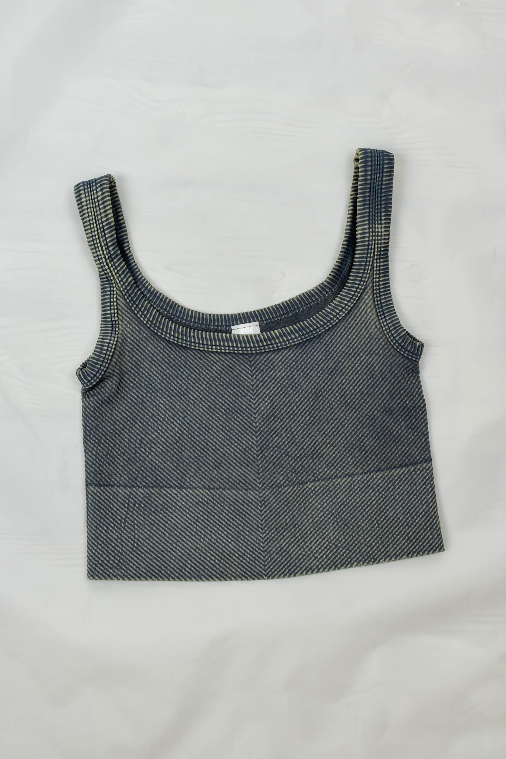 Astrid Chevron Crop Top | Vintage Rock