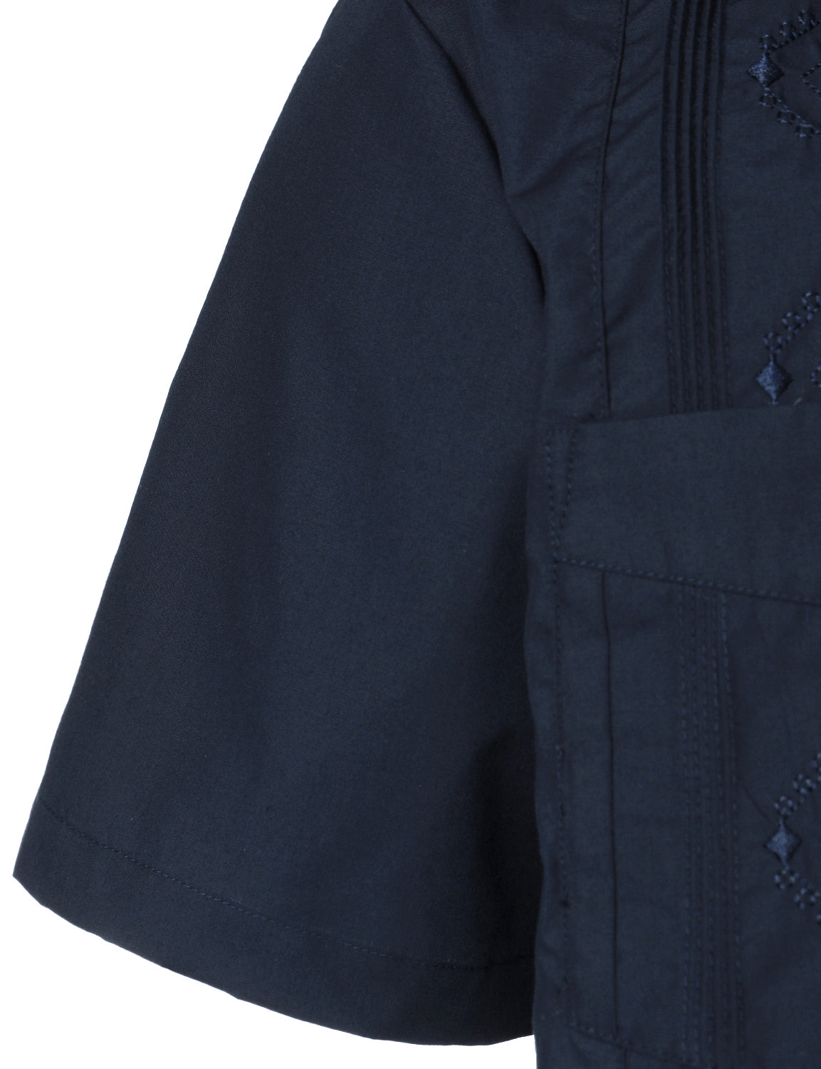 Men's Casual Summer Pocket Short Sleeve Button Up Cuban Guayabera Shirt