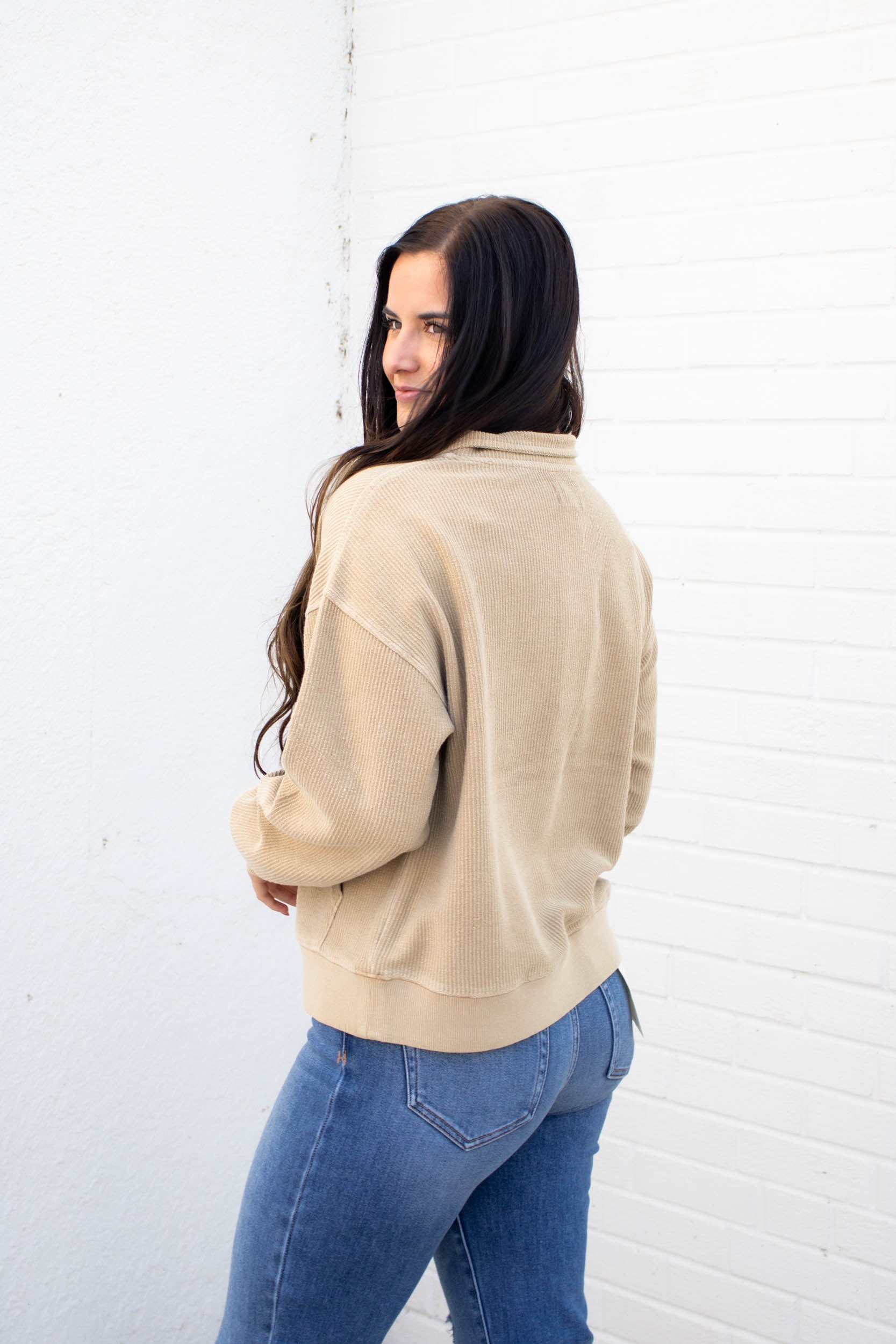 Jocelyn Corduroy Jacket | Khaki