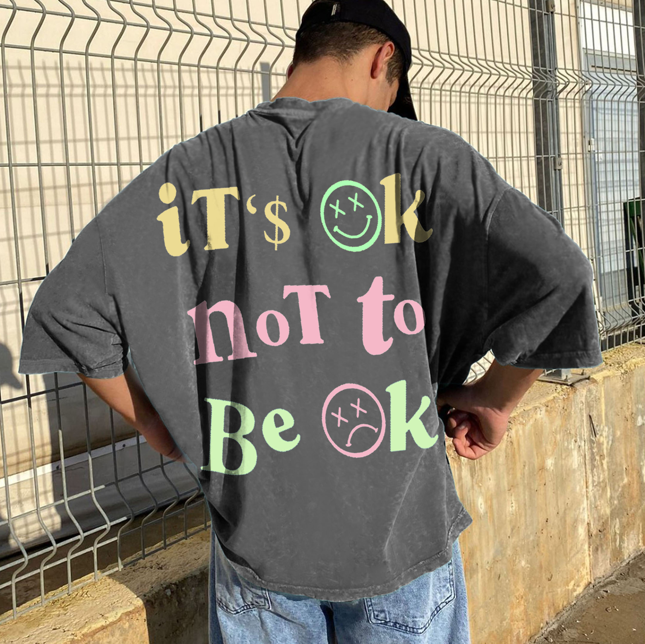 IT'S OK NOT TO BE OK Unisex Oversized T-Shirt