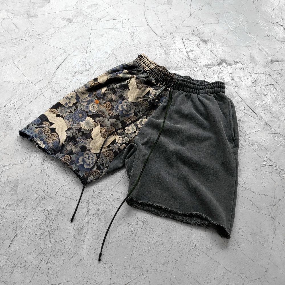 Streetwear Graphic Print Track Shorts
