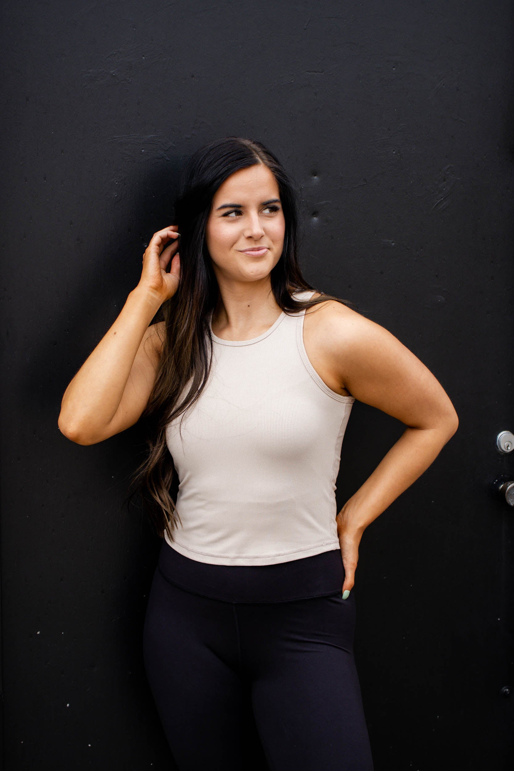 Paisley Ribbed Cropped Tank | Shell