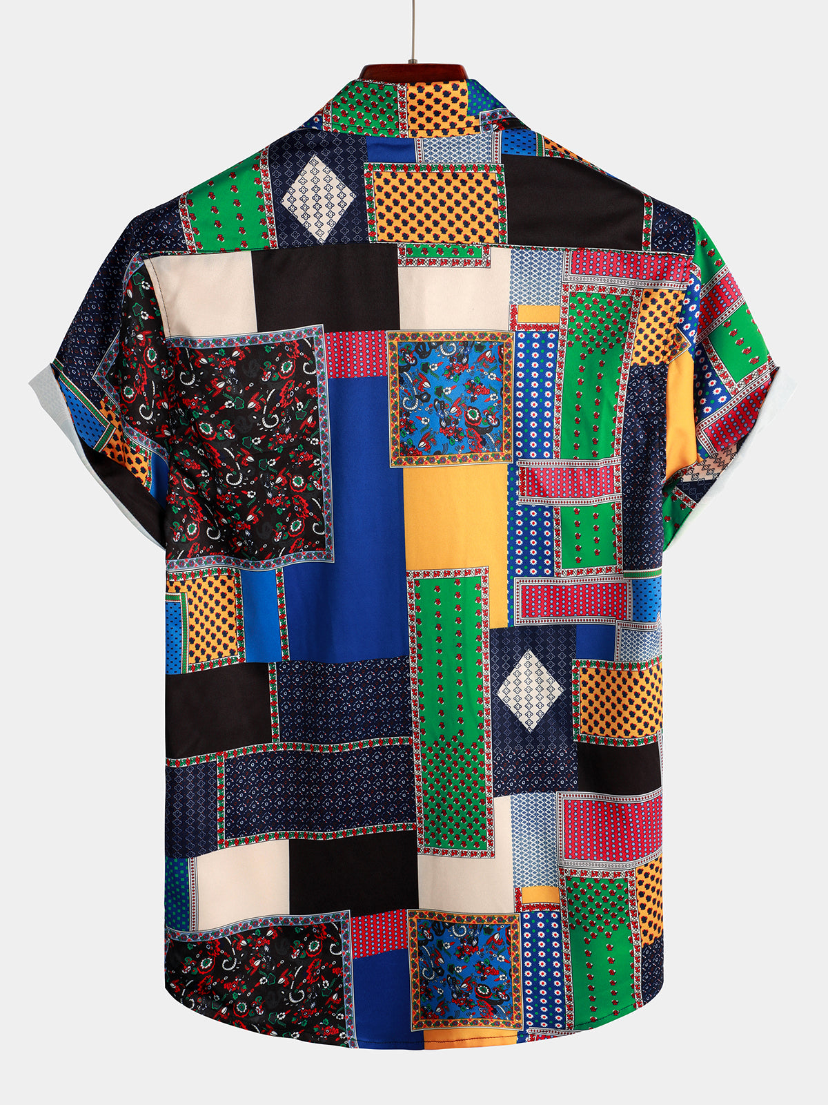 Men's Casual Retro Short Sleeve Shirt