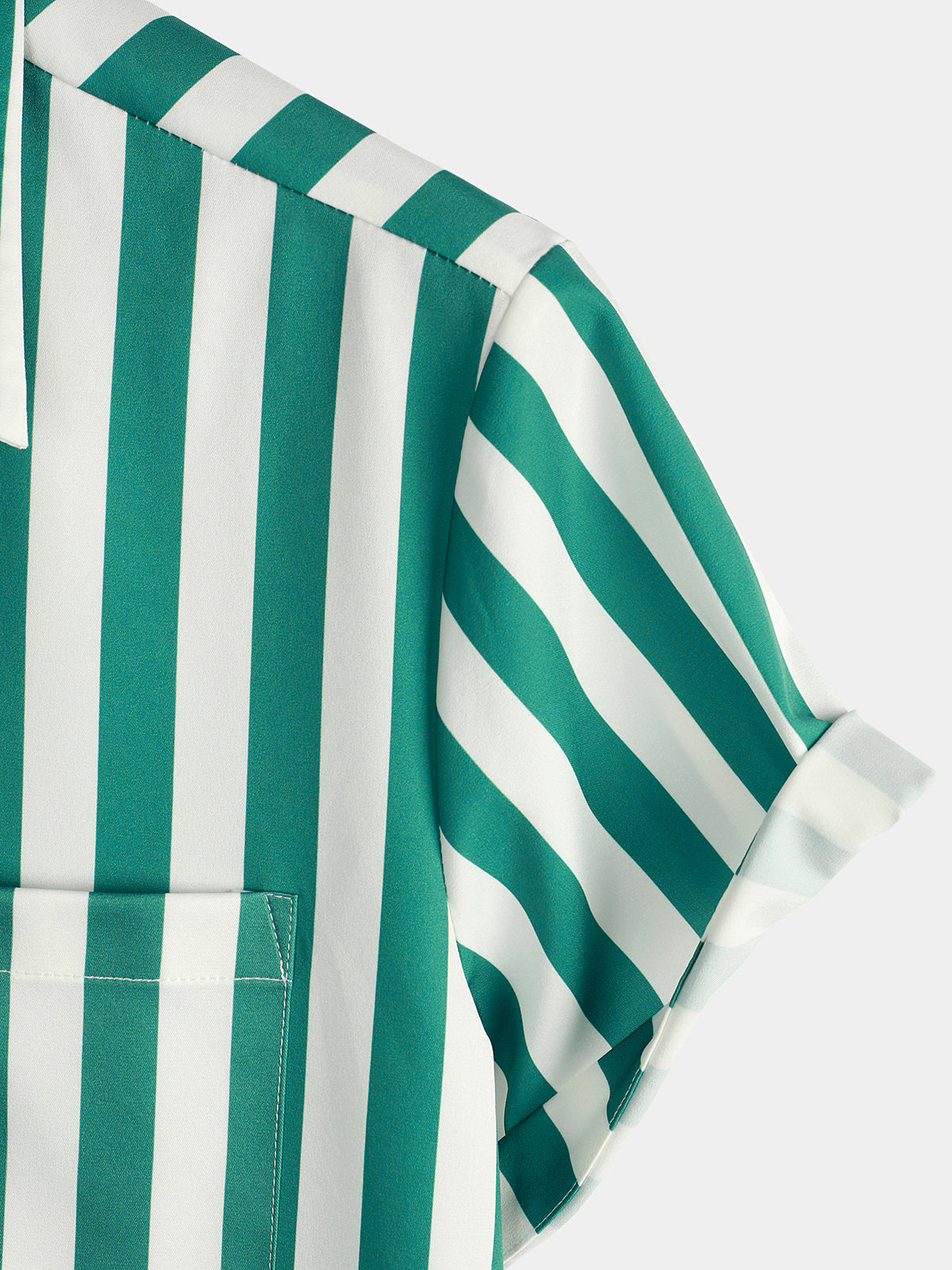 Men's Tiger & Striped Print Holiday Pocket Shirt