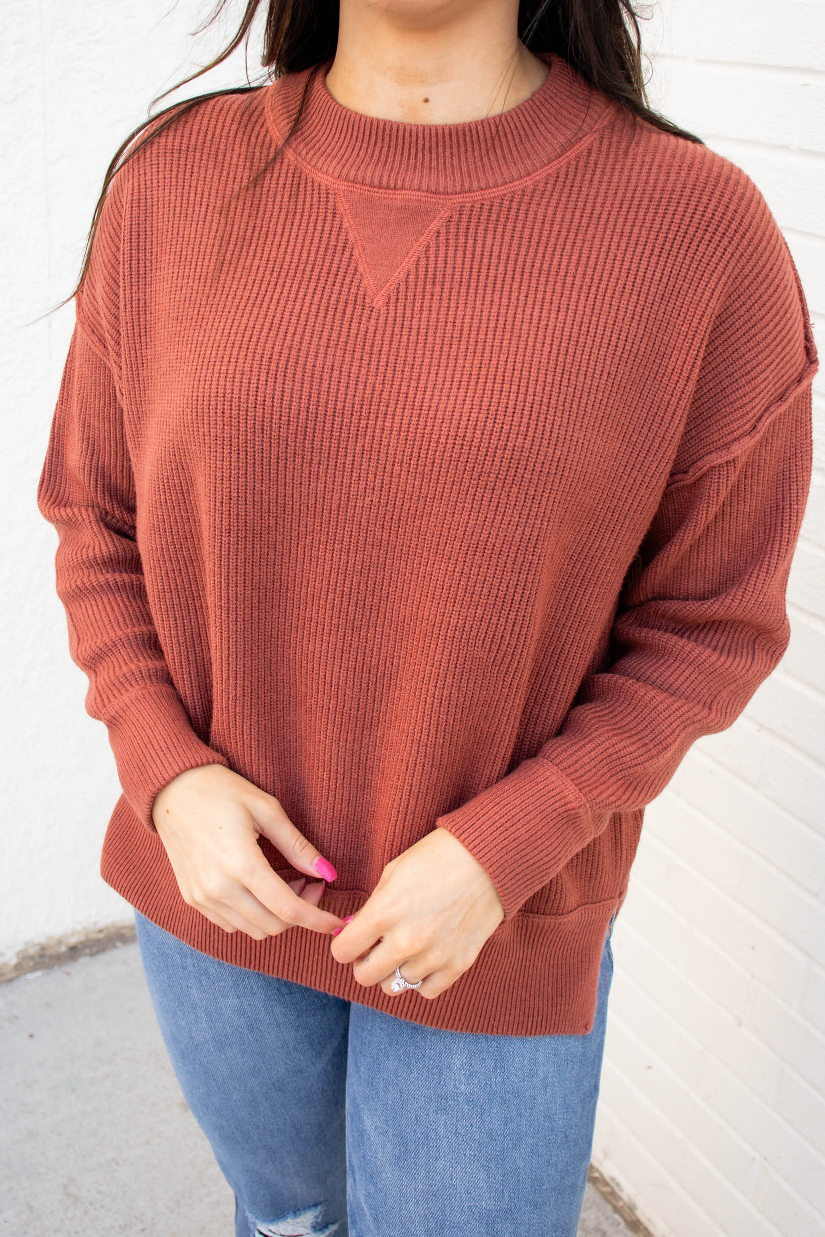 Morgan Cropped Sweater | Poppy