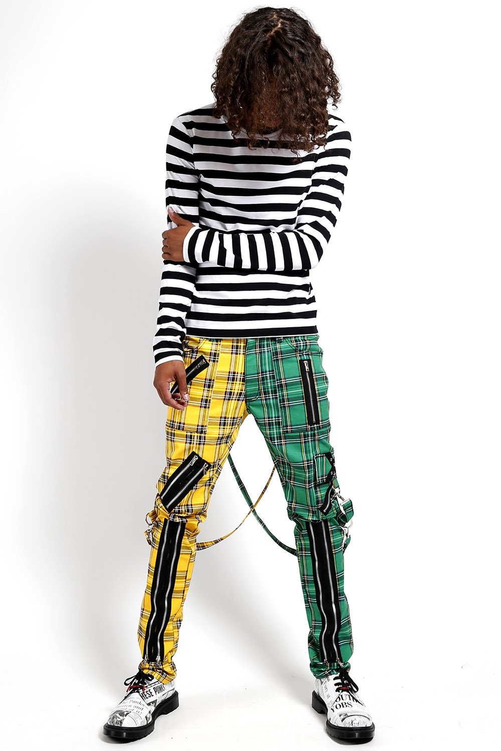 Madness Pants Yellow/Green Plaid