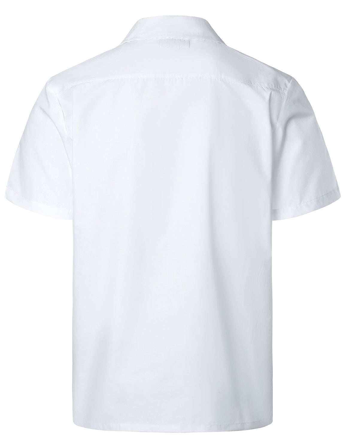 Men's Casual Summer Pocket Short Sleeve Button Up Cuban Guayabera Shirt