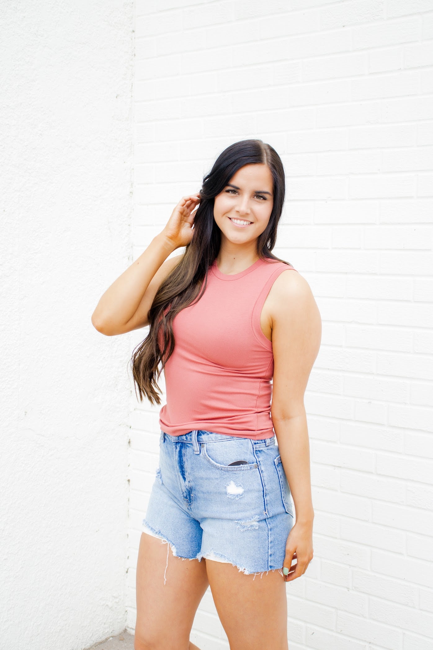 Gabby High Neck Tank Top | Sienna