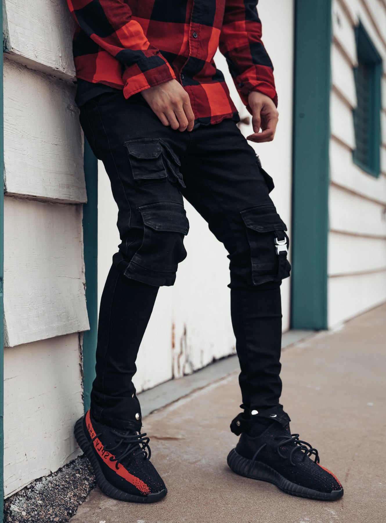 Cargo Jeans V1 in Black