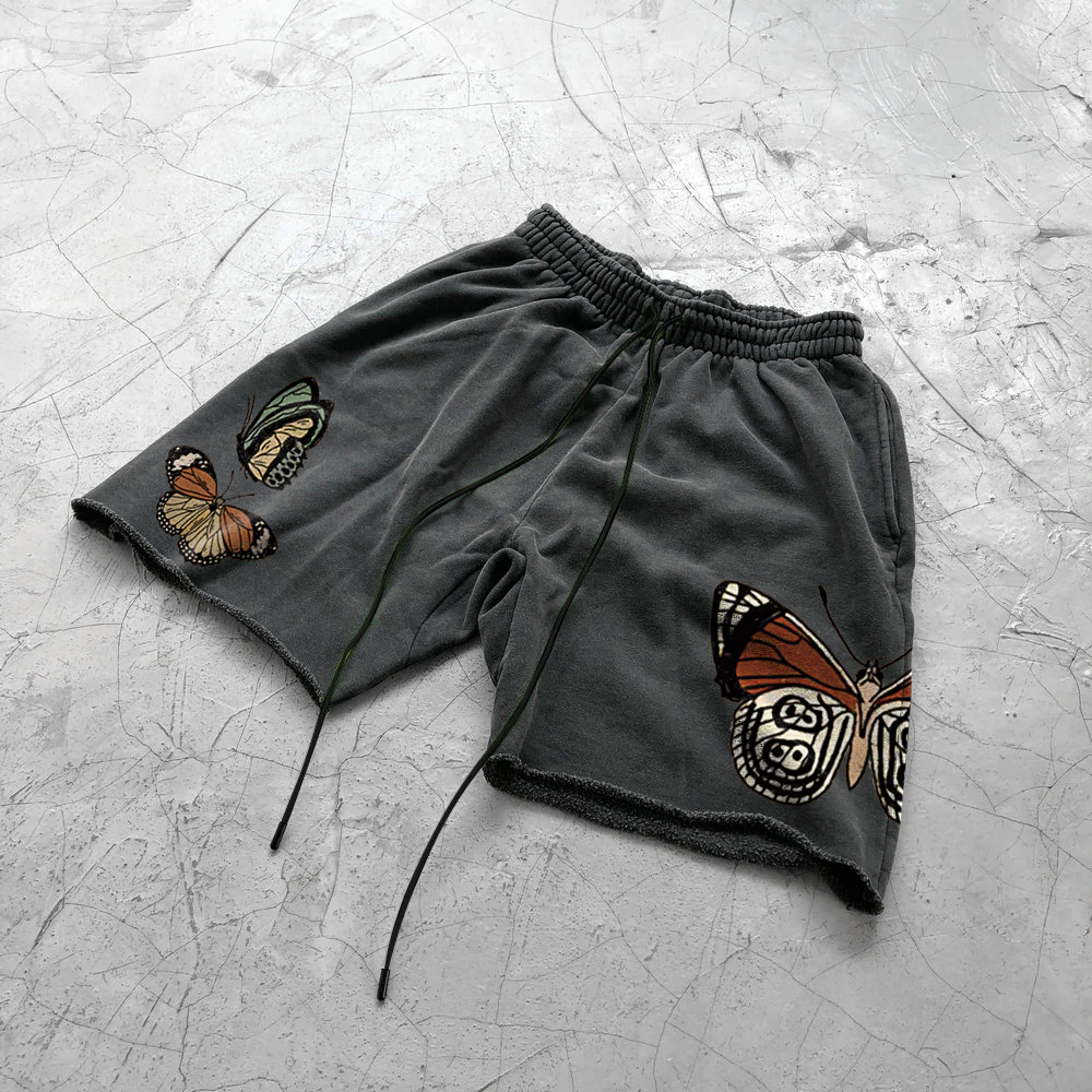 Men's Butterfly Print Shorts